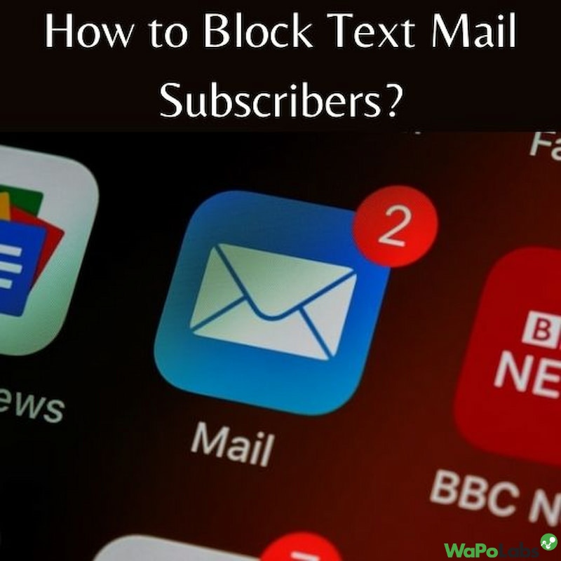 How to block a text mail subscriber?