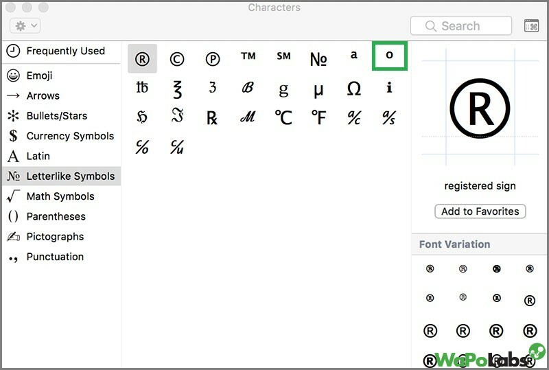 Using emoji and symbols on Mac