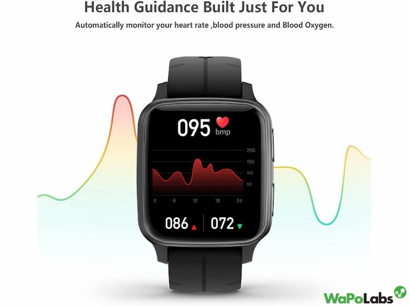FitVII wearable blood pressure monitors smartwatch