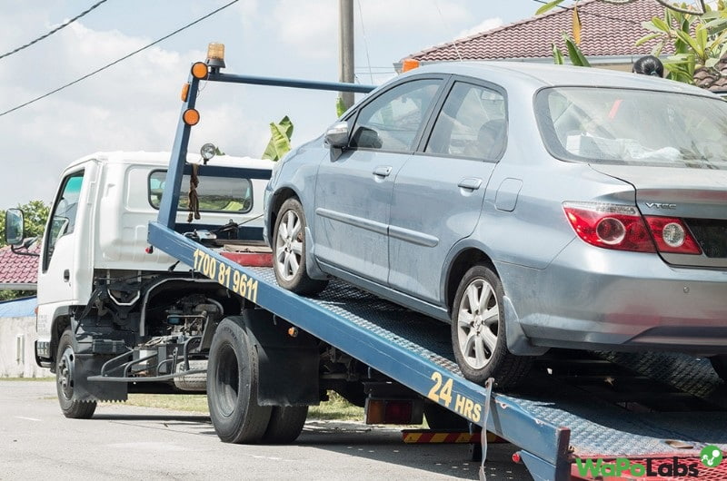Get your car towed if you don't want to ruin the engine