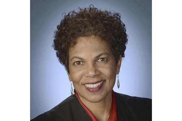FILE - This undated photo provided by the Administrative Office of the U.S. Courts, shows U.S. District Judge Tanya Chutkan. The Justice Department is challenging efforts by ex-President Donald Trump to disqualify the Washington judge presiding over the case charging him with plotting to overturn the 2020 election. (Administrative Office of the U.S. Courts via AP, File)